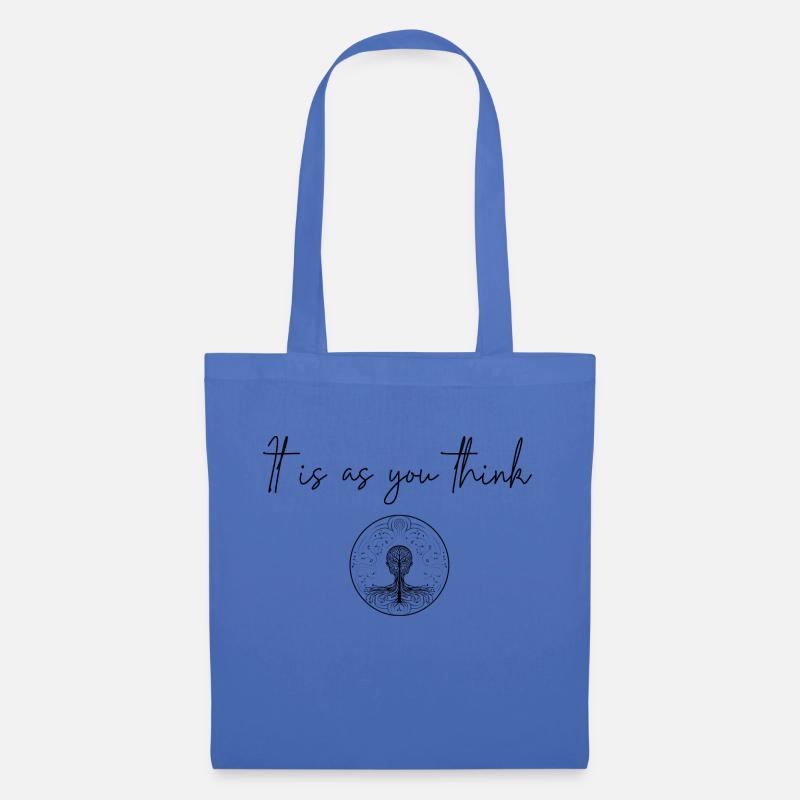 C’est comme vous pensez - Sac en tissu - bleu pâle