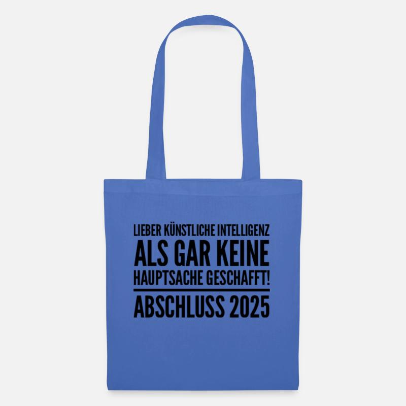 Abschluss 25 - Stoffbeutel - Hellblau