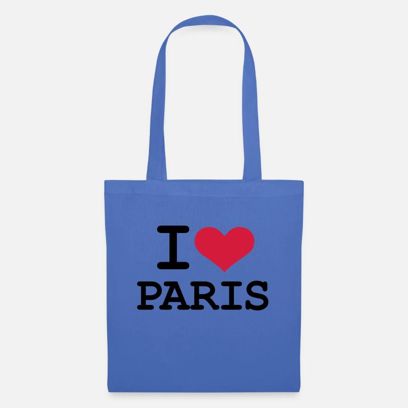I - love - Paris - Stoffbeutel - Hellblau