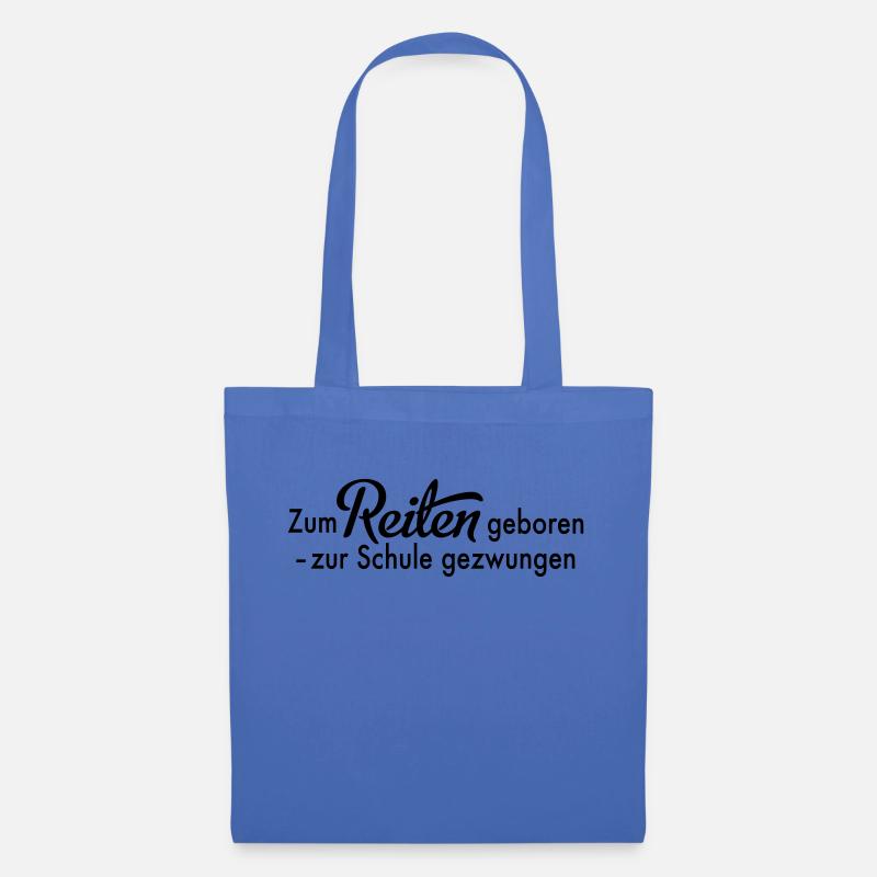 reiten - Stoffbeutel - Hellblau