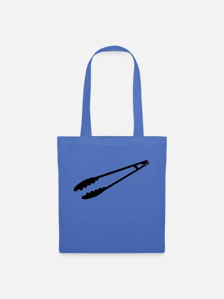 Einzel neue Grillzange Grill - Stoffbeutel - Hellblau