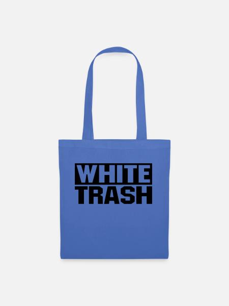 White Trash - Stoffbeutel - Hellblau