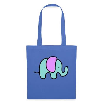 baby elefant - Stoffbeutel - Hellblau - Vorne