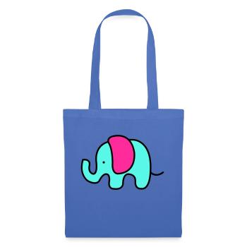 baby elefant - Stoffbeutel - Hellblau - Vorne