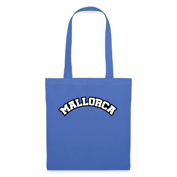 Lettrage de Majorque - Sac en tissu - bleu pâle - Devant