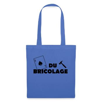 As du bricolage - Sac en tissu - bleu pâle - Devant