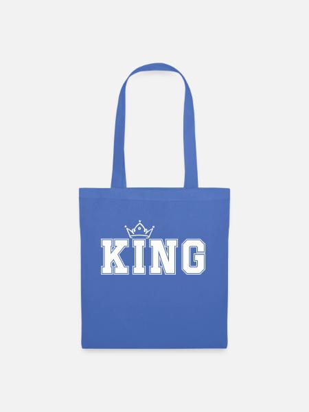 king - Stoffbeutel - Hellblau