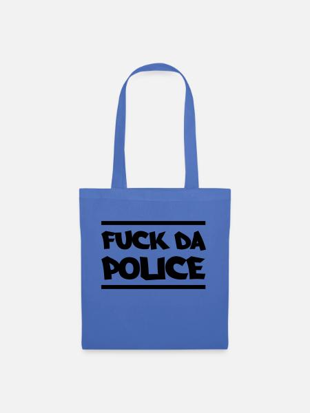 fuck_da_police - Stoffbeutel - Hellblau