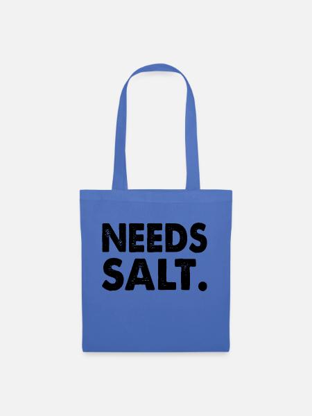 NEEDS SALT. - Stoffbeutel - Hellblau