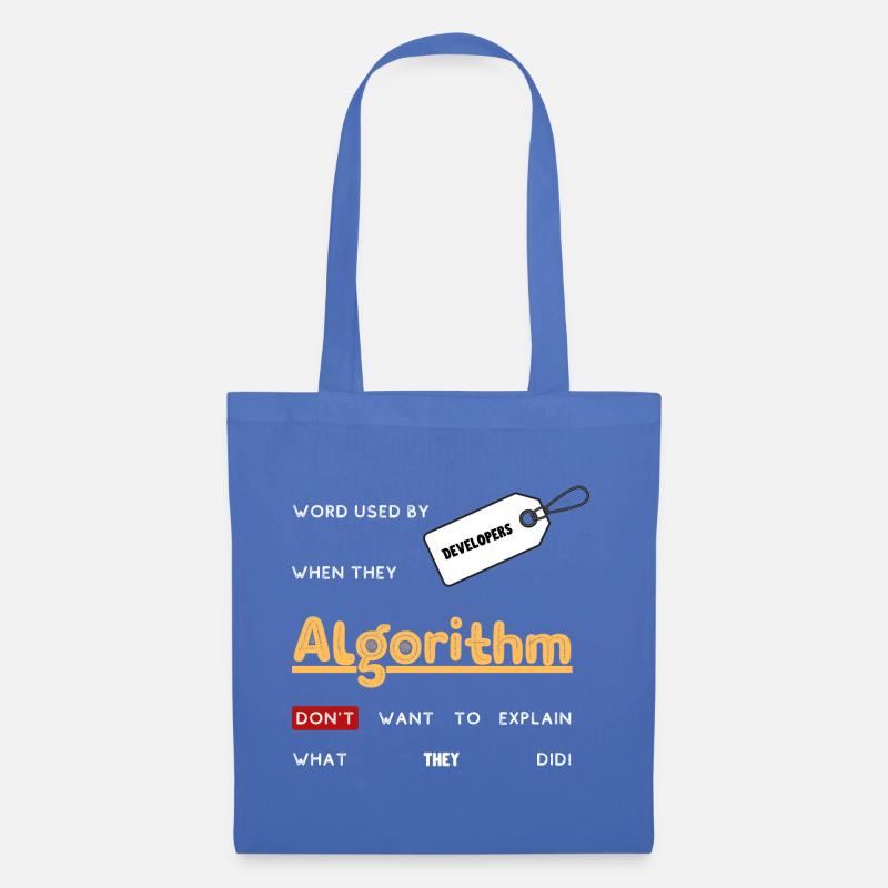 Algorithm - Stoffbeutel - Hellblau