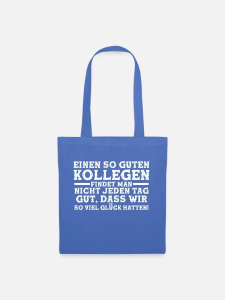 Neuer Job Jobwechsel Abschied Bester Kollege - Stoffbeutel - Hellblau