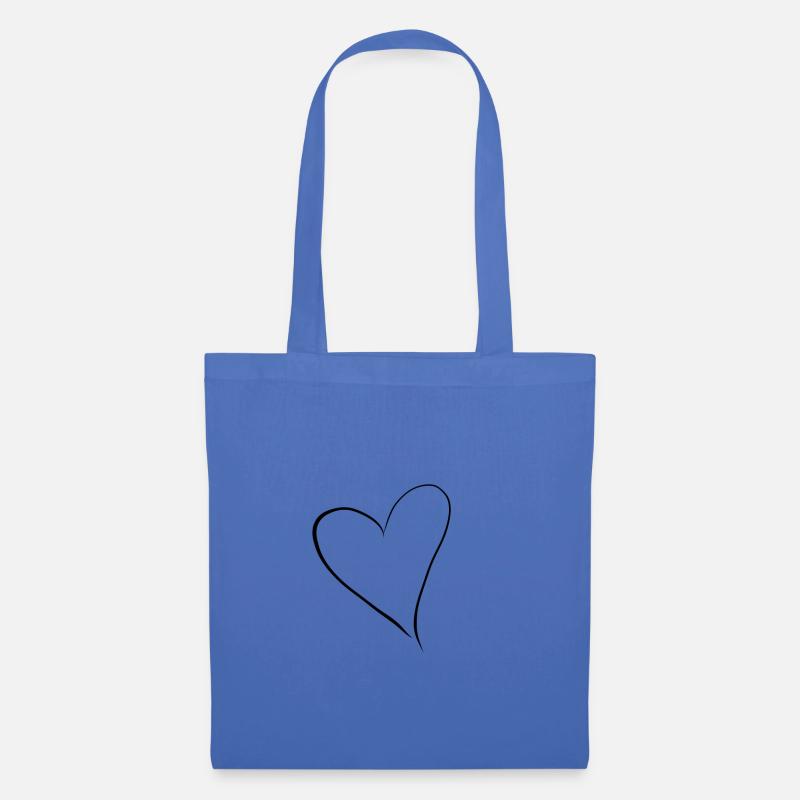 Herz Liebe Geschenk - Stoffbeutel - Hellblau