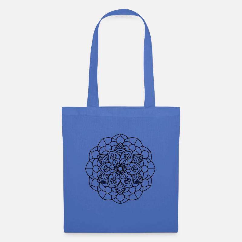 Mandala - Stoffbeutel - Hellblau