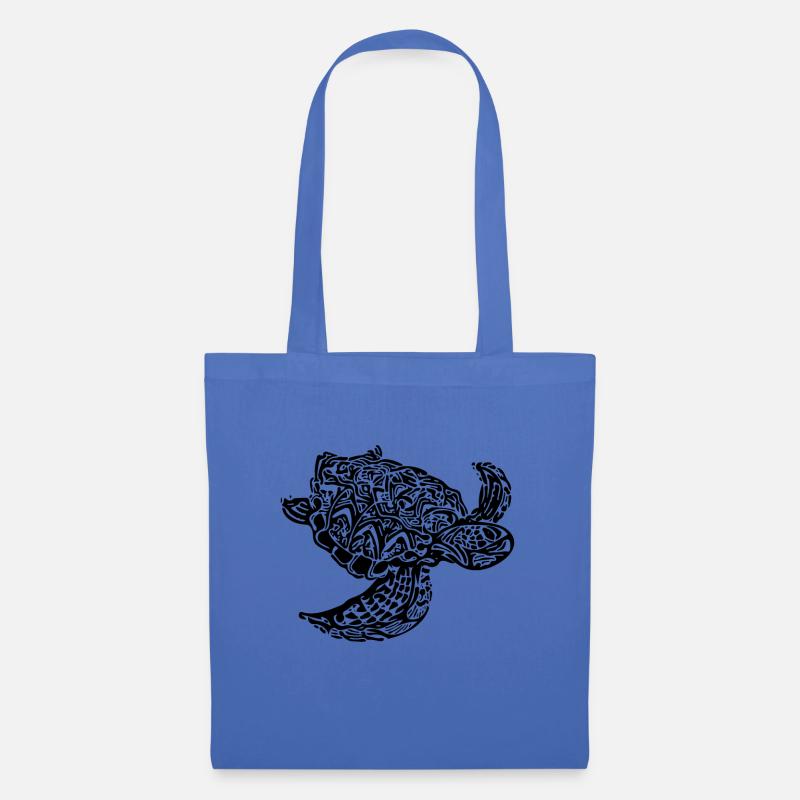 Schildkröte - Stoffbeutel - Hellblau