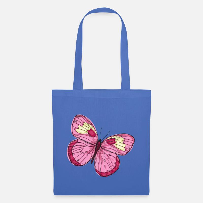 Schmetterling Butterfly - Stoffbeutel - Hellblau