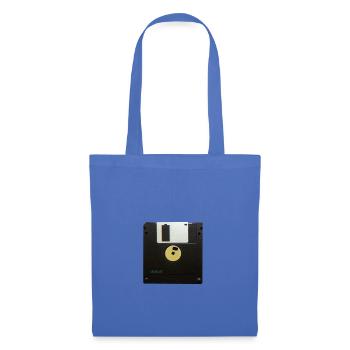 Disquette - Sac en tissu - bleu pâle - Devant