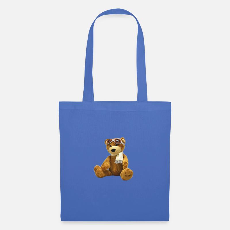 Teddybär - Stoffbeutel - Hellblau