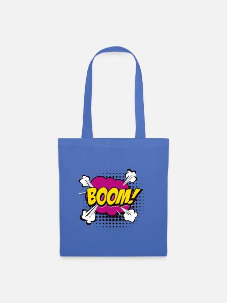 Boom Explosion - Stoffbeutel - Hellblau