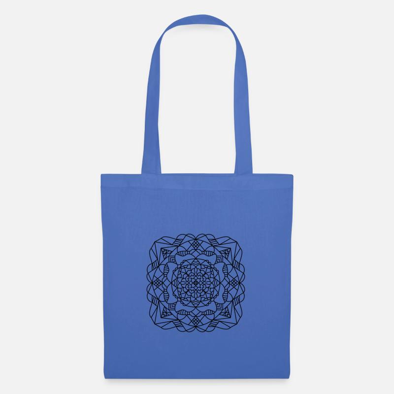 Mandala - Stoffbeutel - Hellblau