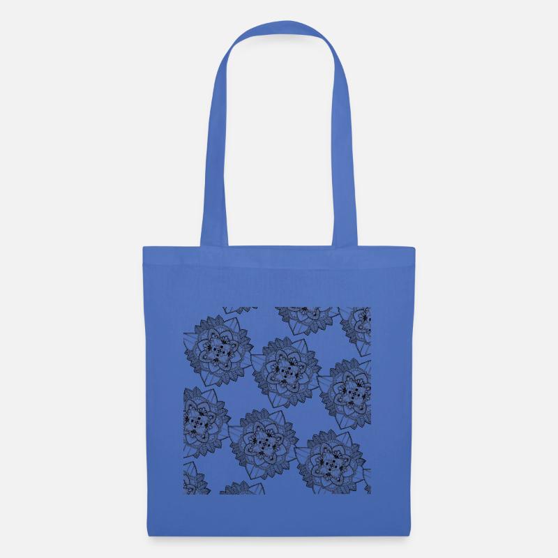 Mandala Pattern - Stoffbeutel - Hellblau