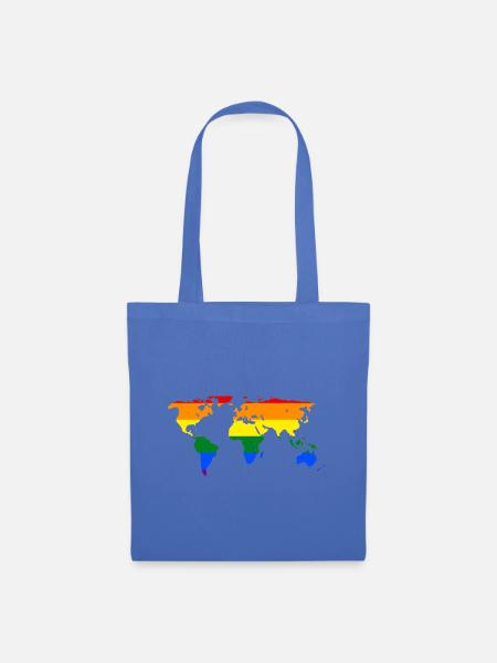 map of the world - Tote Bag - light blue