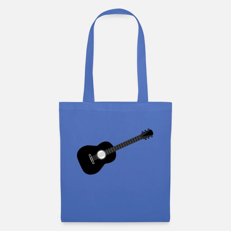 Gitarre - Stoffbeutel - Hellblau