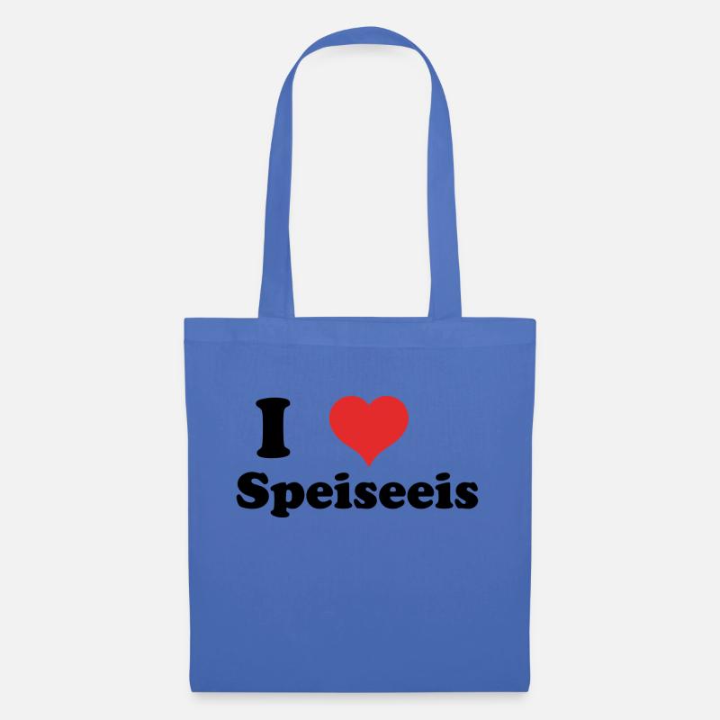 i love Speiseeis - Stoffbeutel - Hellblau