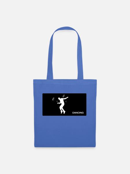 Dancing Dance Music - Stoffbeutel - Hellblau
