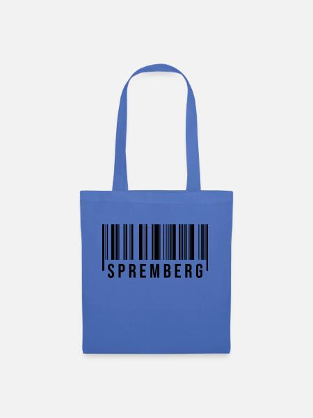 Spremberg Strichcode - Stoffbeutel - Hellblau