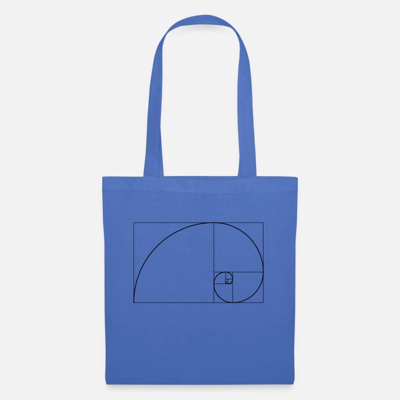 Fibonacci - Stoffbeutel - Hellblau
