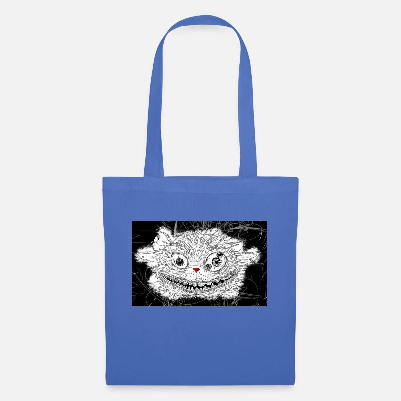 Die Grinsekatze - Stoffbeutel - Hellblau