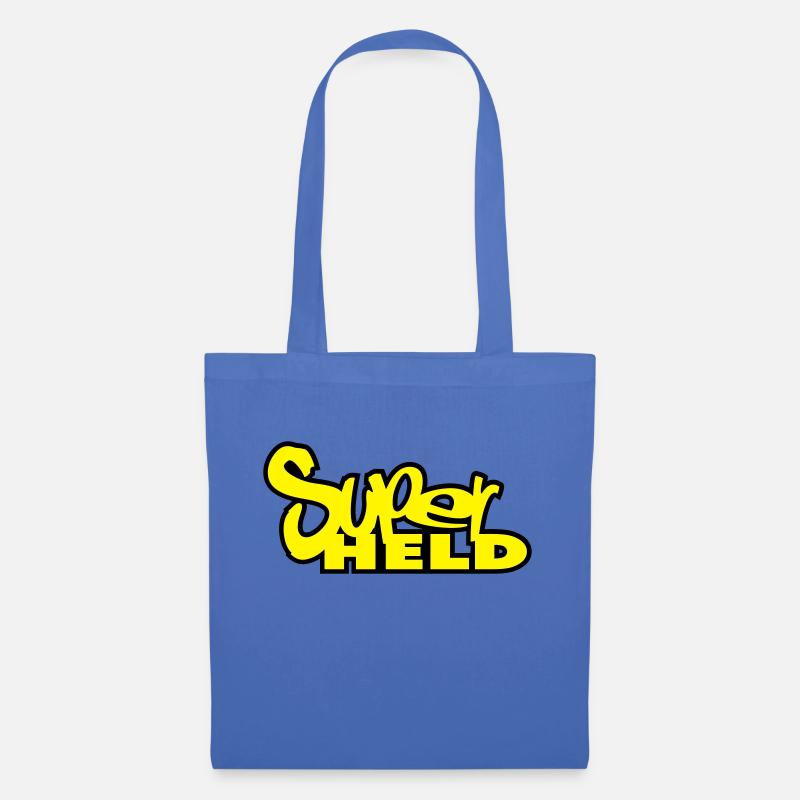 superheld - Stoffbeutel - Hellblau