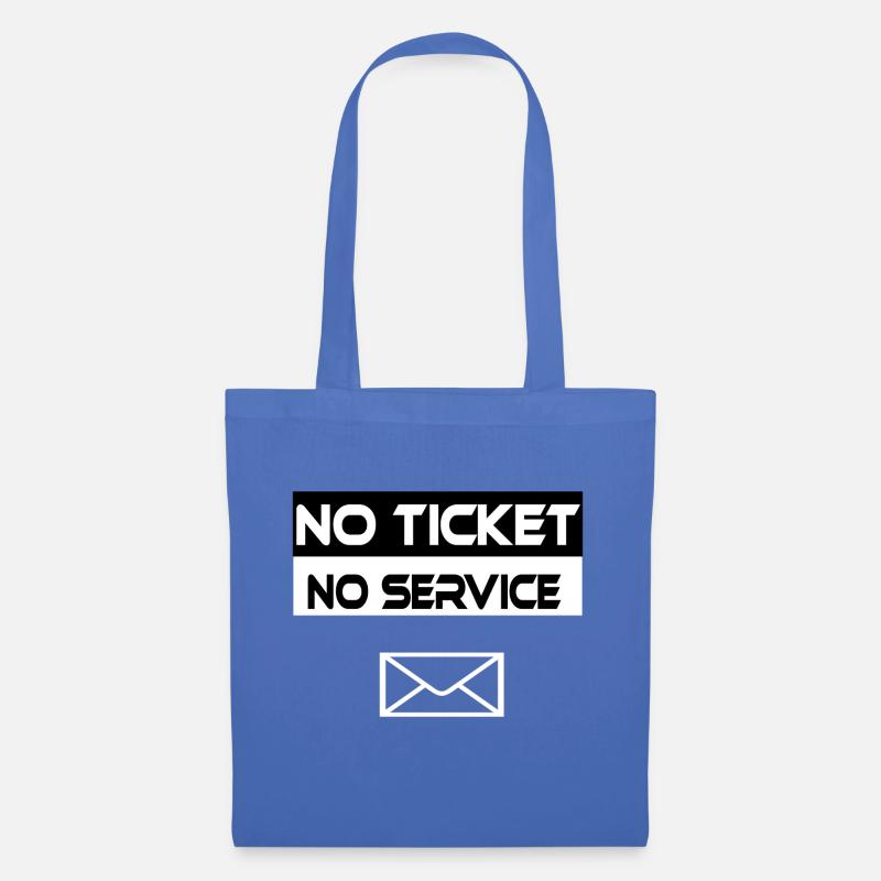 No Ticket No Service IT Support Ticketing - Stoffbeutel - Hellblau