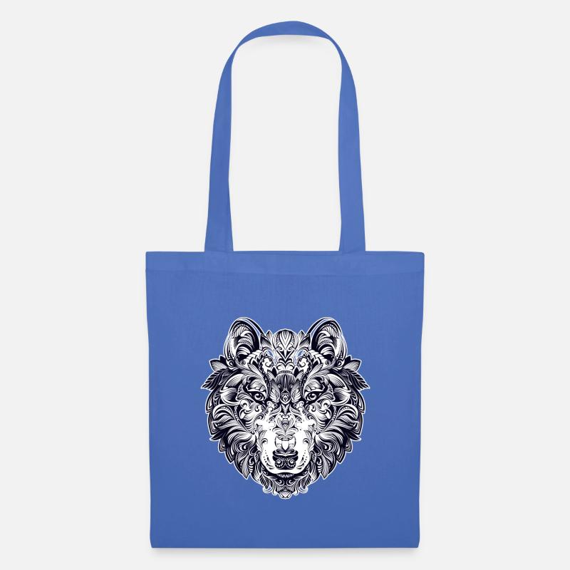 Wolf Design - Tote Bag - light blue