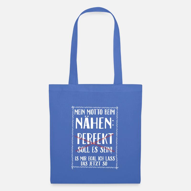 Nähen is mir egal - Stoffbeutel - Hellblau