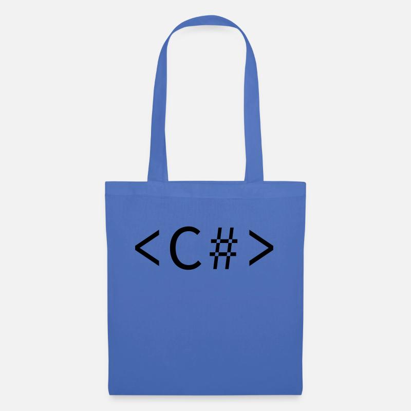 C # - Sac en tissu - bleu pâle