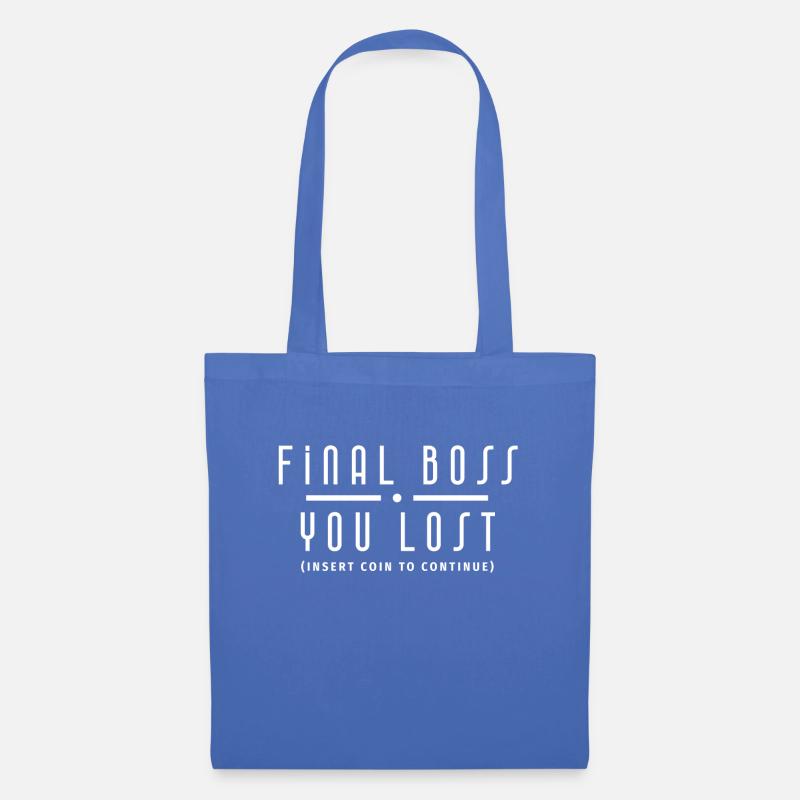Final White Gamer Version - Tote Bag - light blue