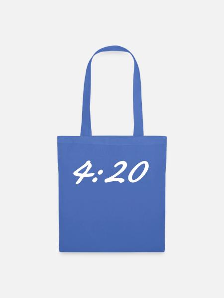 420 weis - Stoffbeutel - Hellblau