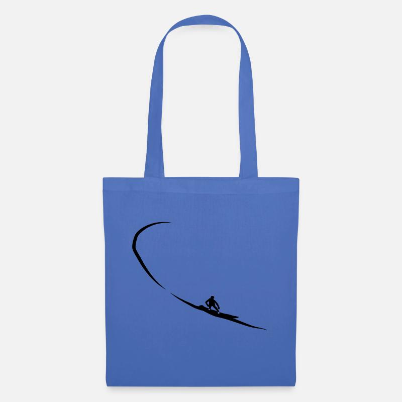 surfer - Stoffbeutel - Hellblau