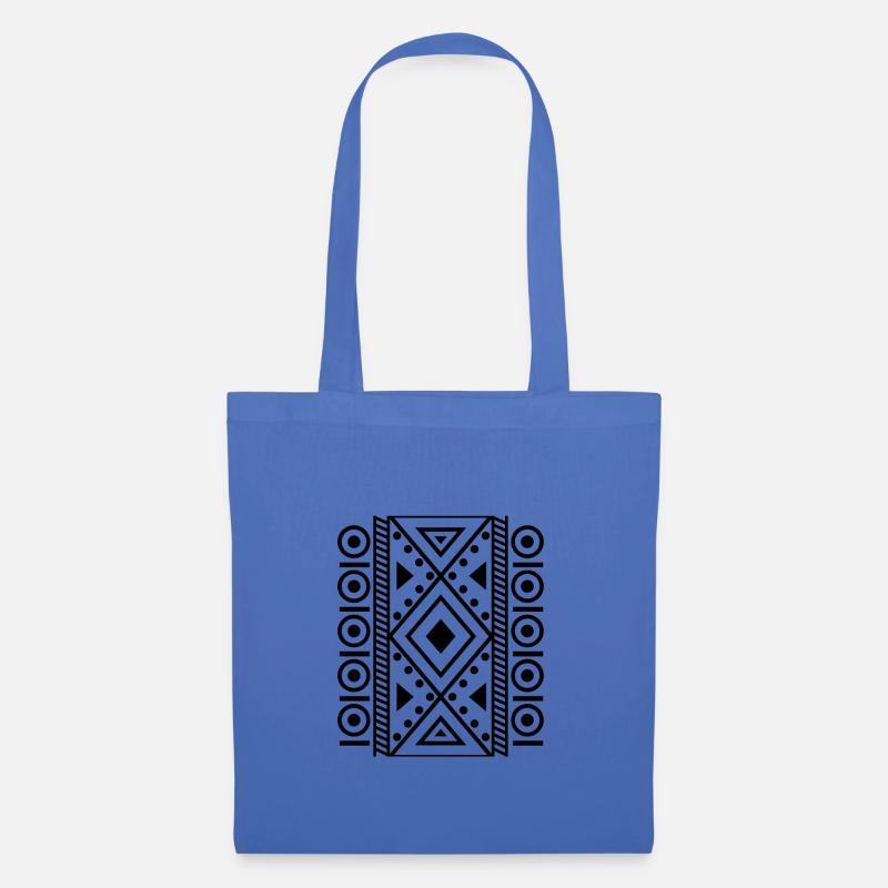 beautiful pattern design black - Tote Bag - light blue
