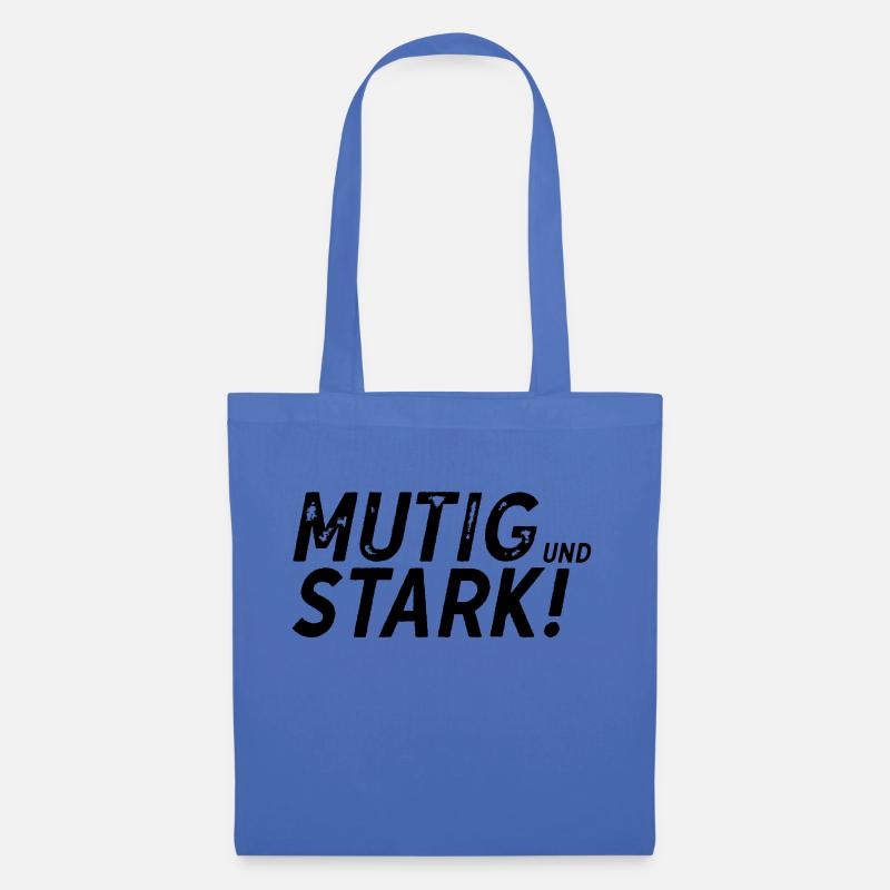 mutigundstark - Stoffbeutel - Hellblau