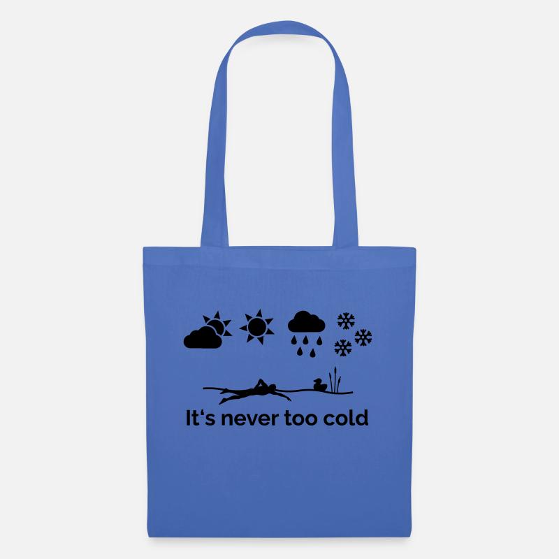It's never too cold - Tote Bag - light blue