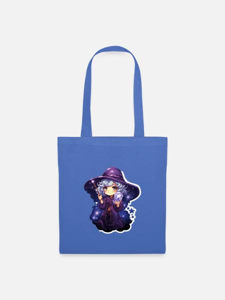 Magical Astral Mage Cute Cartoonish Spellcaster - Stoffbeutel - Hellblau