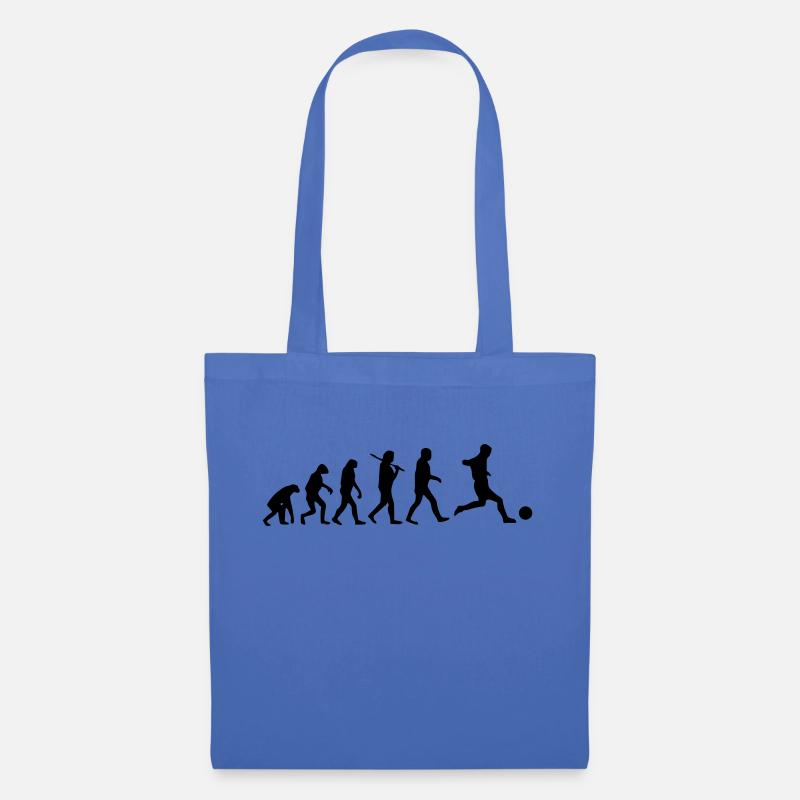 Evolution Fußball - Stoffbeutel - Hellblau