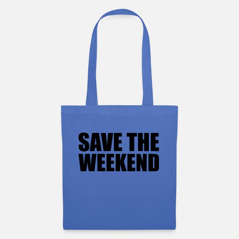 Save the Weekend - Tote Bag - light blue