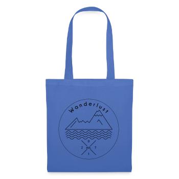 Wanderlust Watzmann Alpes - Sac en tissu - bleu pâle - Devant