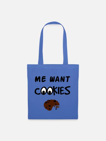 Me Want Cookies - Tote Bag - light blue