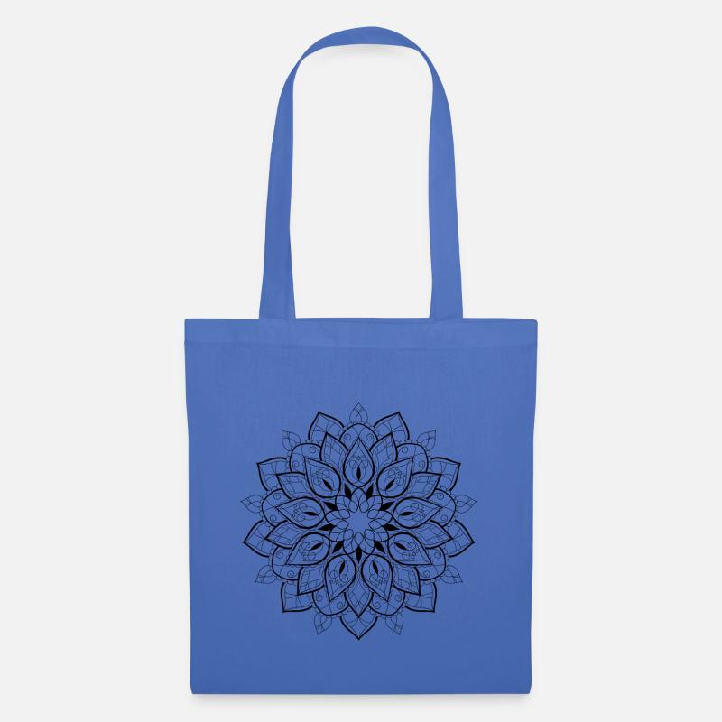 Mandala - Stoffbeutel - Hellblau