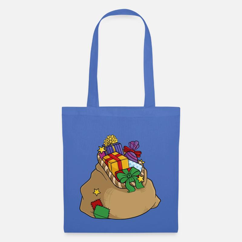 Nikolaus Sack Geschenke - Stoffbeutel - Hellblau