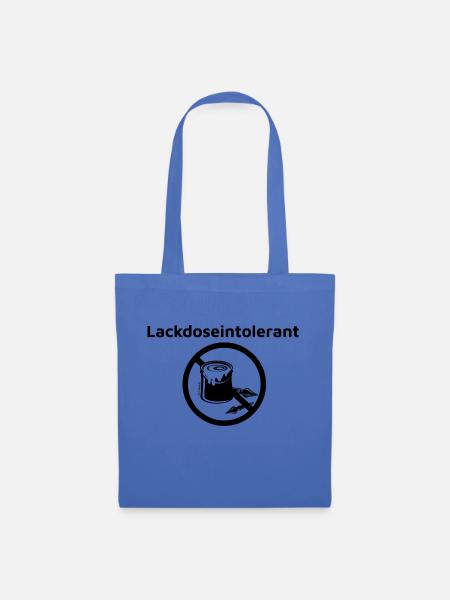 Lackdoseintolerant No. 1 - Stoffbeutel - Hellblau